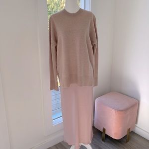 All Saints darla rose pink flora dress